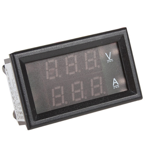 直流电流电压表组合表100V10A 50A 100A amp & volt combo meter