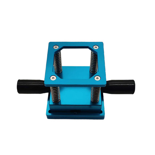 蓝色带手柄植球台 植锡台套装 锡球万用钢网 BGA芯片植球