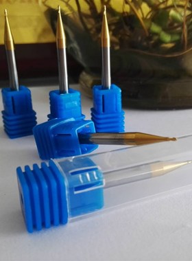 供应二刃直柄微小径球头立铣刀 镀钛黄色涂层球头铣刀非标可做