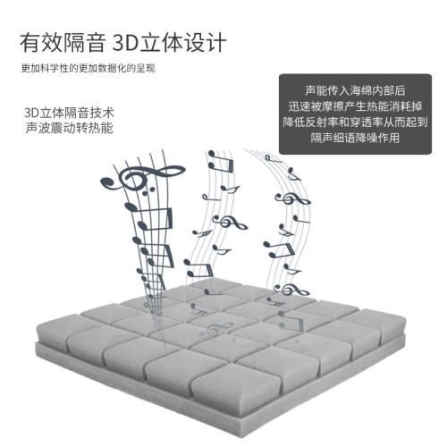 蘑菇头隔音棉 吸音棉自粘型墙体贴室内录音KTV家用钢琴鼓房隔音板