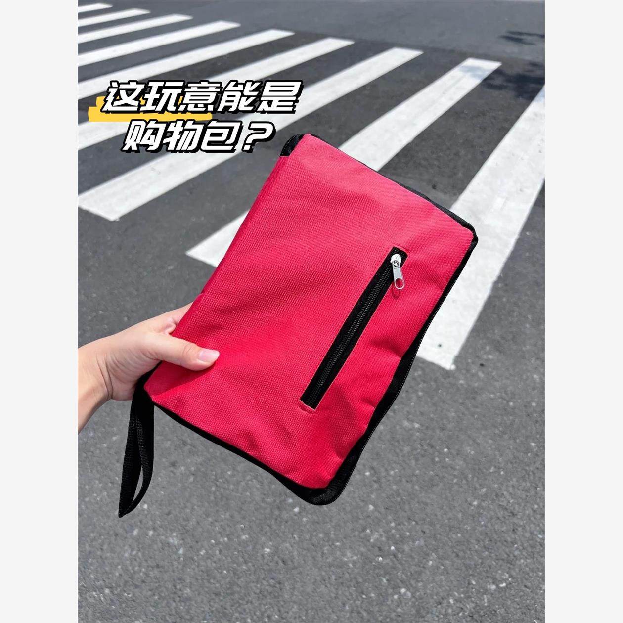 可折叠拖轮购物袋超市便携环保帆布包轮子包家用买菜拉伸缩拖轮袋