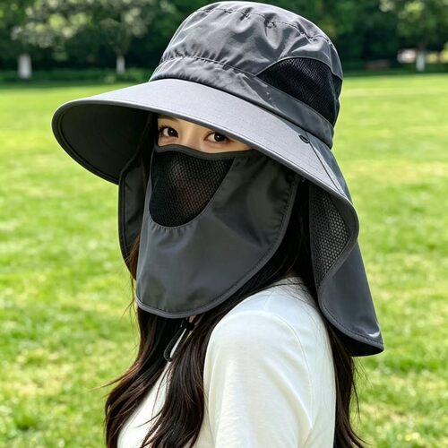 遮阳帽男春季夏季大帽檐抗UV防晒