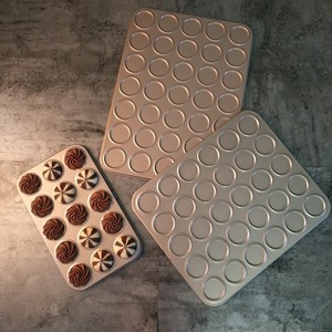 溶豆泡芙可可脆片曲奇饼干马卡龙模具泡芙烤盘家用烘培不沾粘烤盘