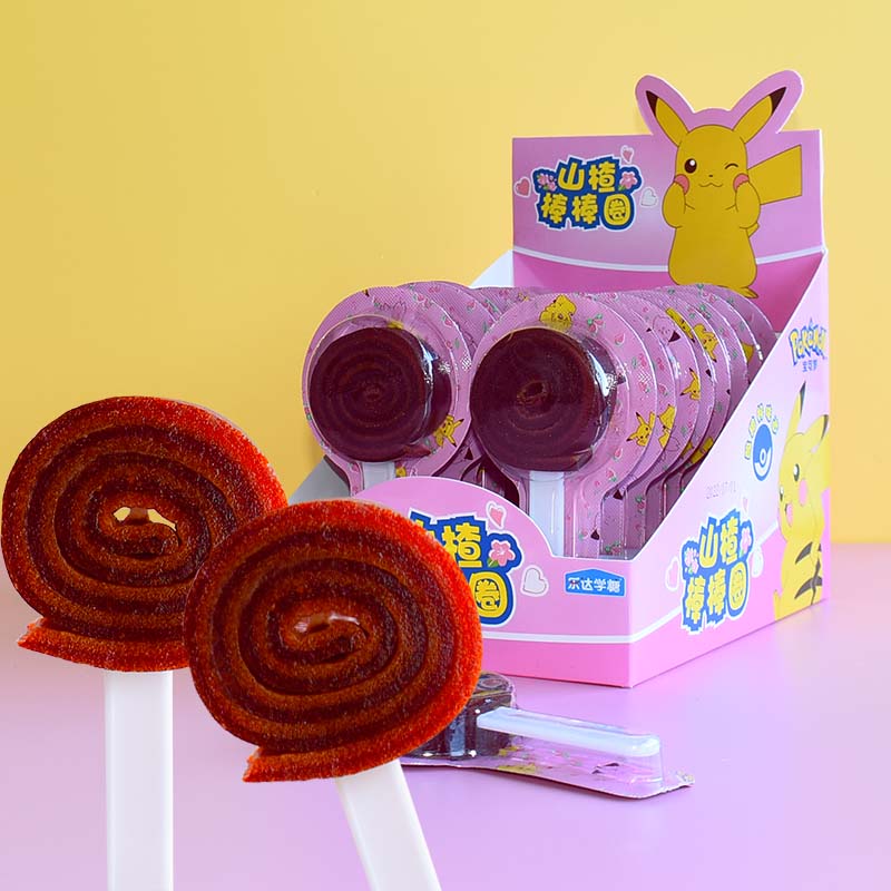 宝可梦山楂卷果丹皮棒棒糖