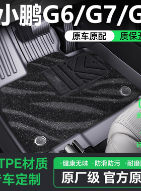 适用于小鹏G6/G7/G9全包围TPE汽车脚垫专用后备箱垫内饰配件用品