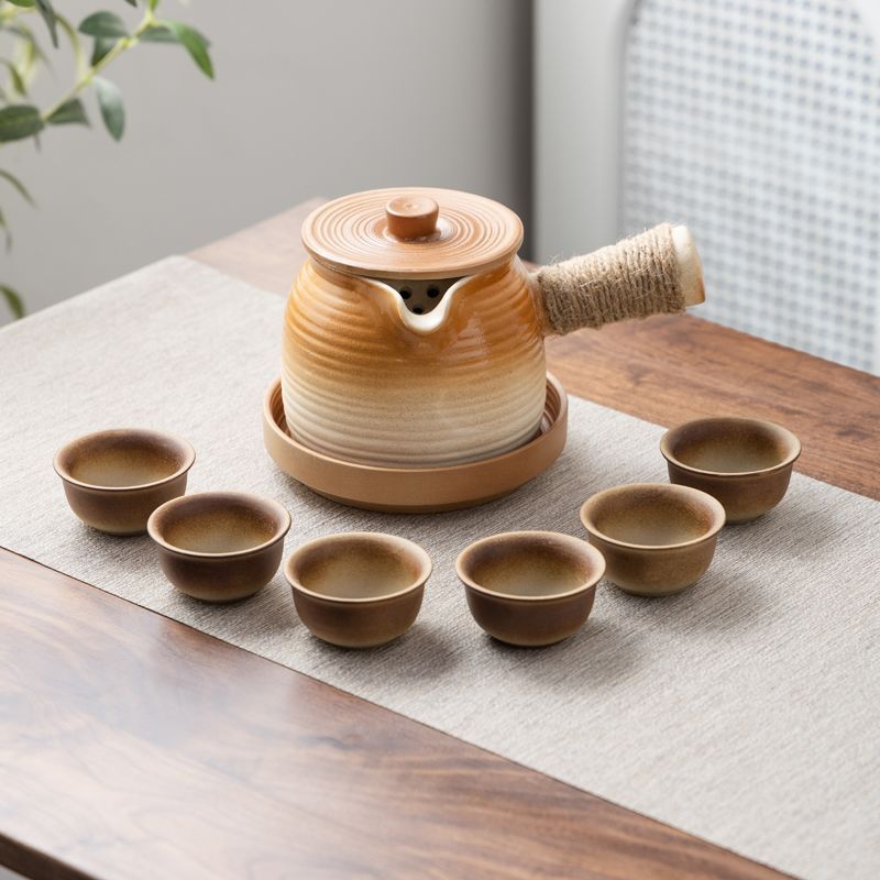 罐罐壶围炉煮茶陶瓷户外便携包可明火干烧烤奶罐煮茶壶炒茶大容量