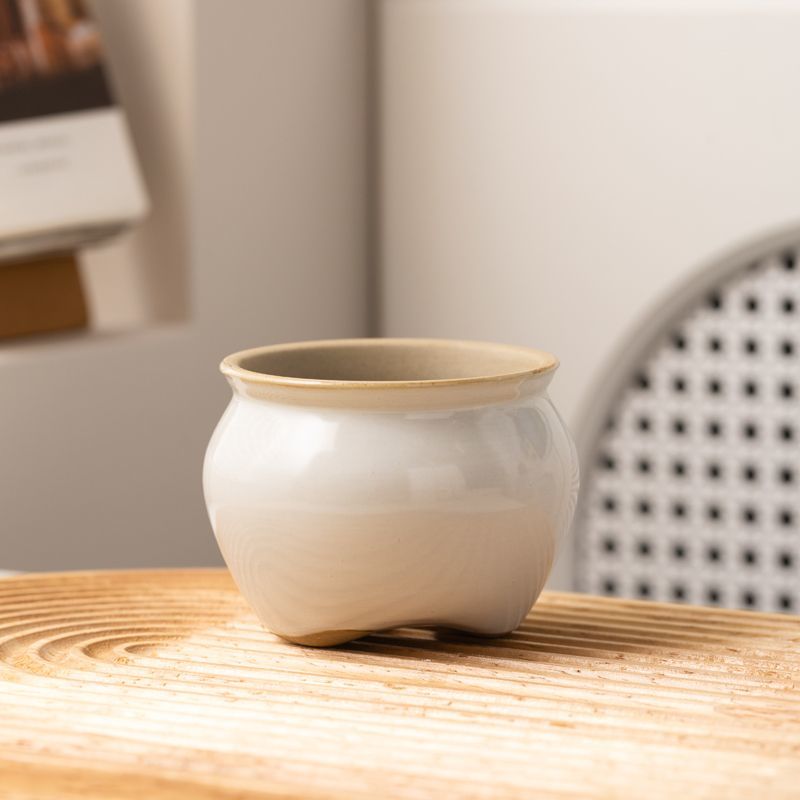 多肉花盆简约创意个性造型陶瓷透气有孔精美可爱家用桌面装饰小盆