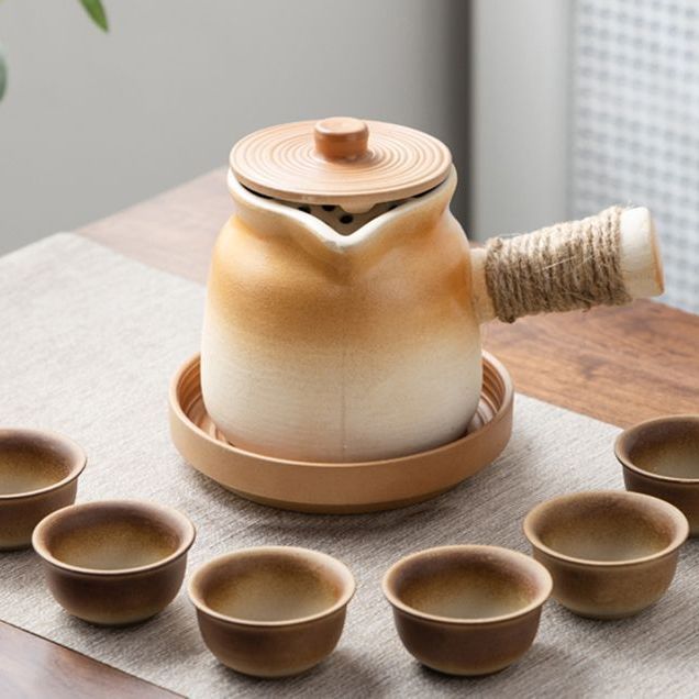 罐罐壶围炉煮茶陶瓷户外便携包可明火干烧烤奶罐煮茶壶炒茶大容量