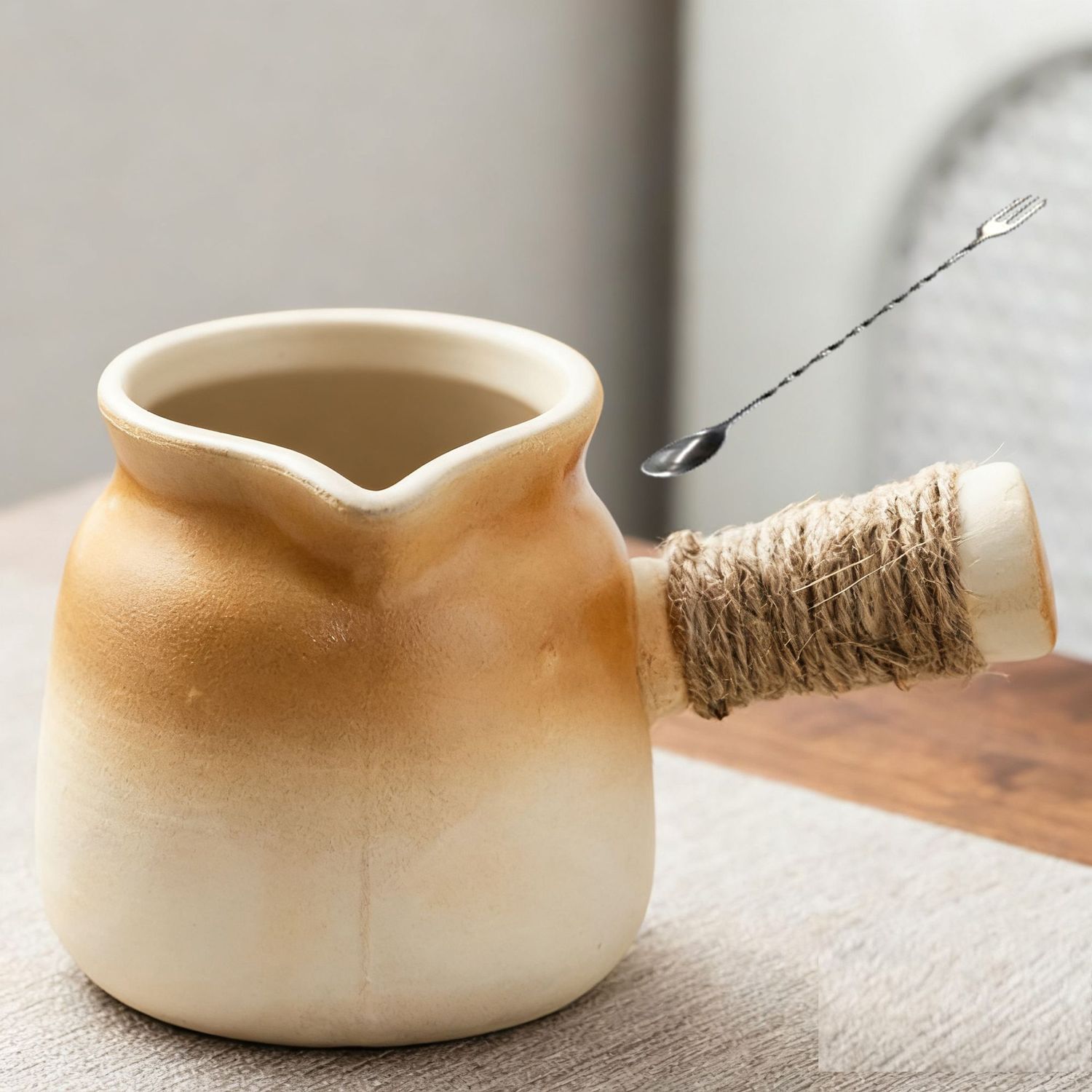 罐罐壶可明火干烧烤奶罐煮茶壶陶瓷户外围炉煮茶便携包炒茶大容量