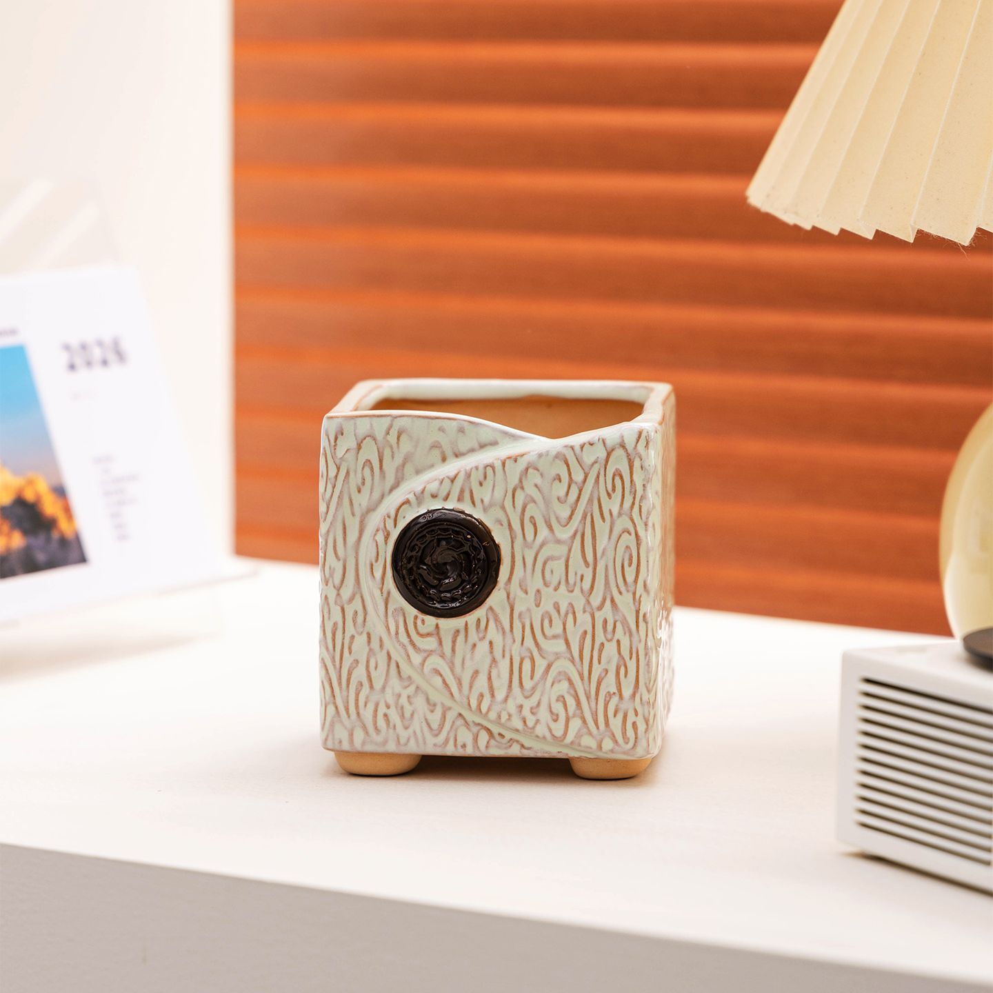 多肉花盆陶瓷透气简约室内桌面装饰有孔精美高颜值创意个性造型