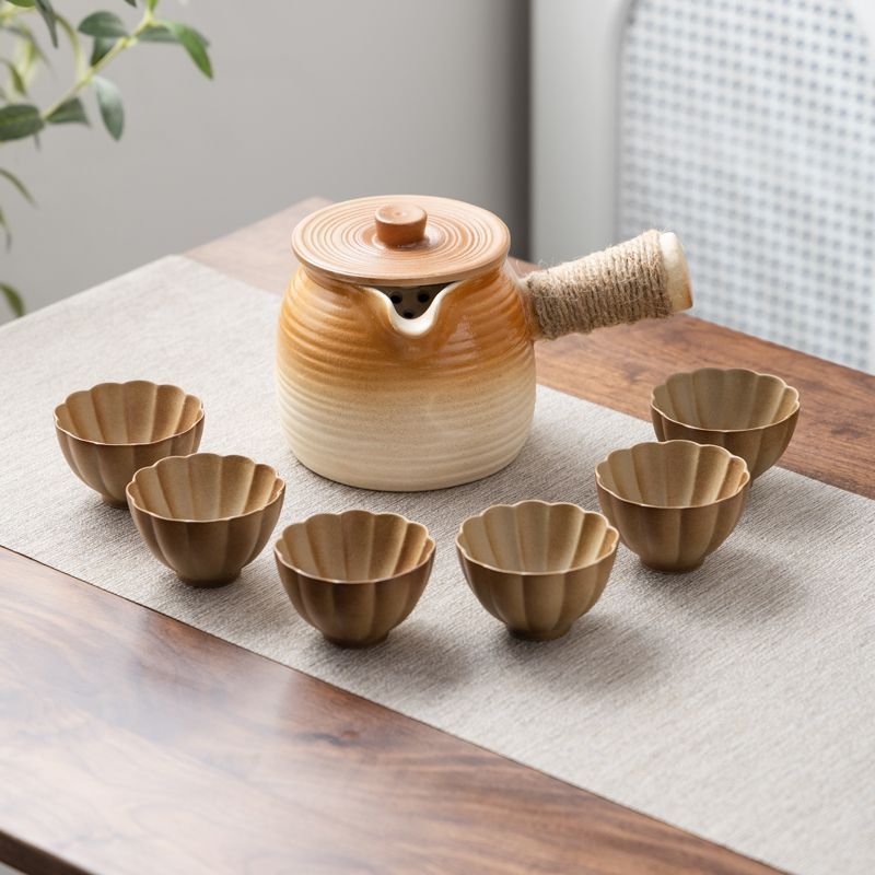 罐罐壶可明火干烧烤奶罐煮茶壶炒茶大容量围炉煮茶陶瓷户外便携包