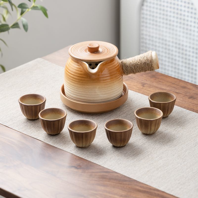 罐罐壶围炉煮茶陶瓷户外便携包可明火干烧烤奶罐煮茶壶炒茶大容量