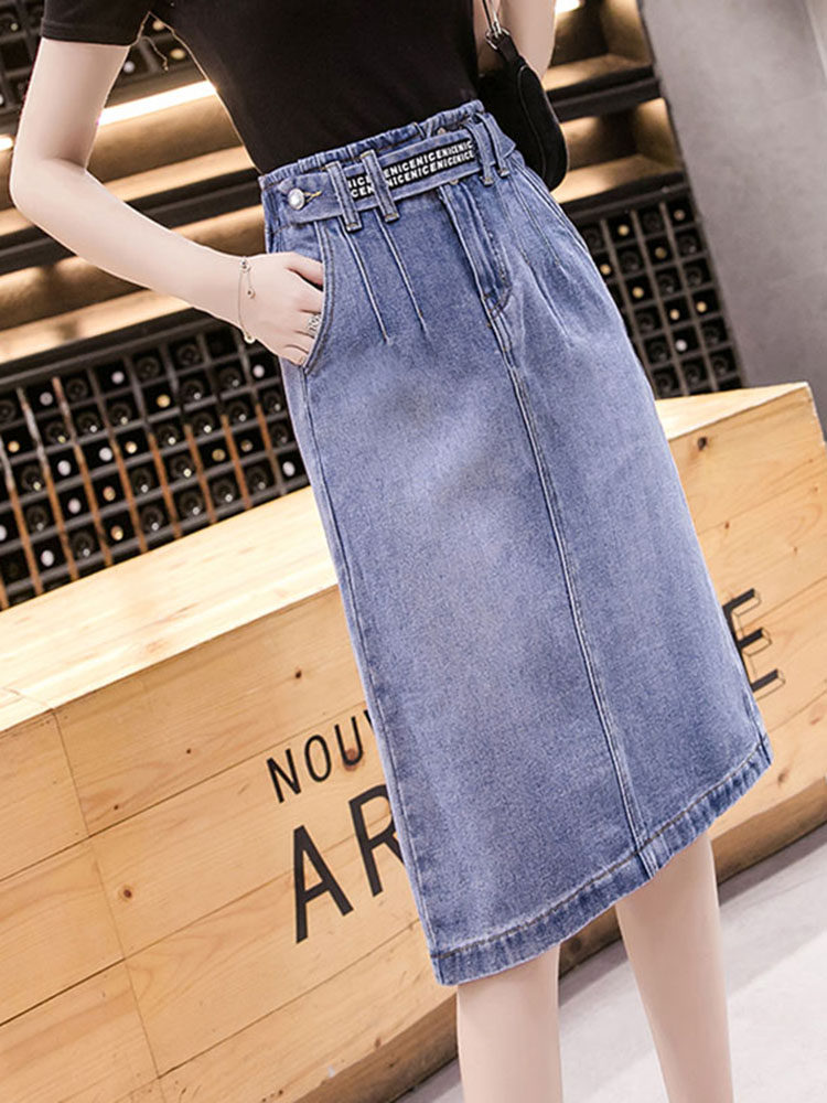 Elastic cowboy Short skirt Little Easy Wide leg pants Package hip Step Add fertilizer Large Women's wearin the Women's clothing/Boutique , Skirts  category - from Buy2taobao.com to provide professional Taobao agent buy service