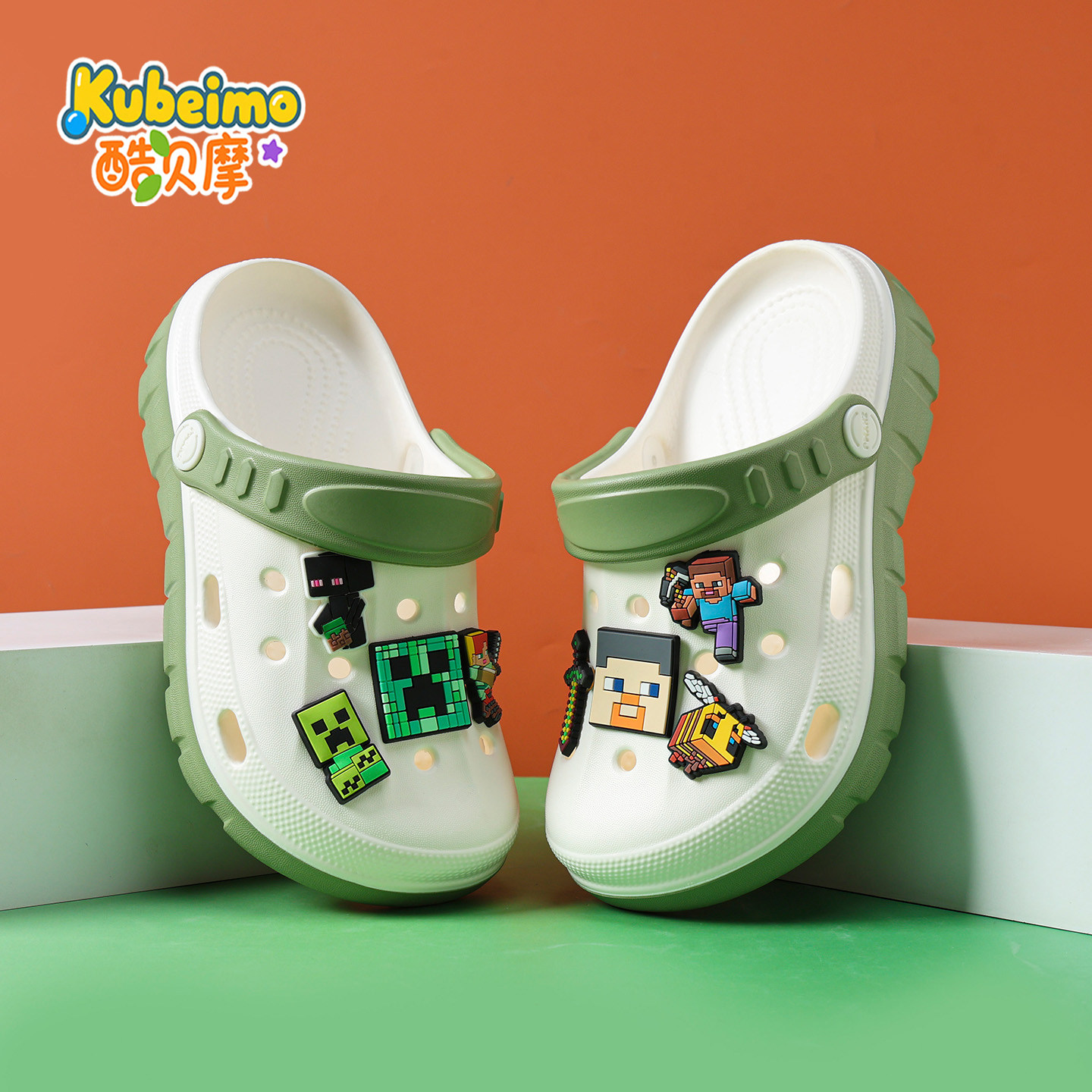 我的世界儿童洞洞鞋男童拖鞋2026夏季男孩沙滩防滑软底凉鞋中大童