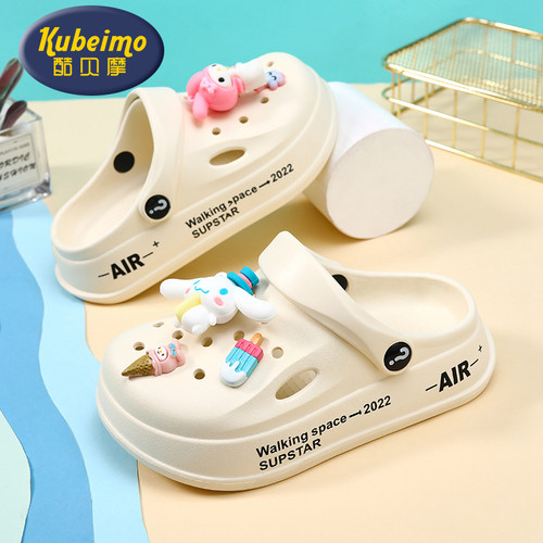 儿童凉鞋可爱软底卡通洞洞鞋夏季