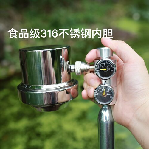 气动咖啡机食品级316不锈钢9bar萃取意式浓缩咖啡便携户外