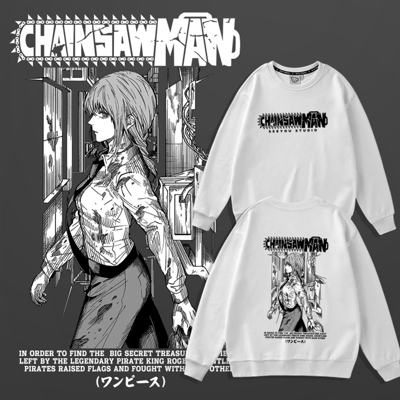 电锯人卫衣卫衣日系宽松