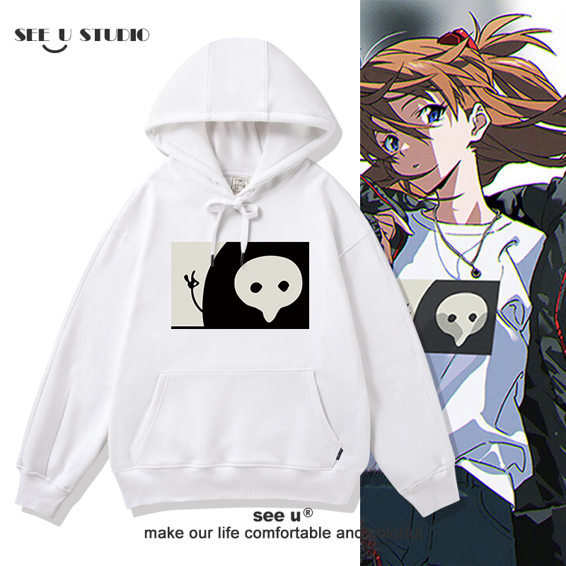 二次元福音战士联名卫衣宽松男女