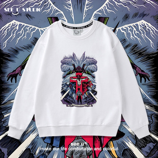 EVA周边卫衣01号机新世纪联名上衣圆领福音战士莉莉丝使徒加绒薄