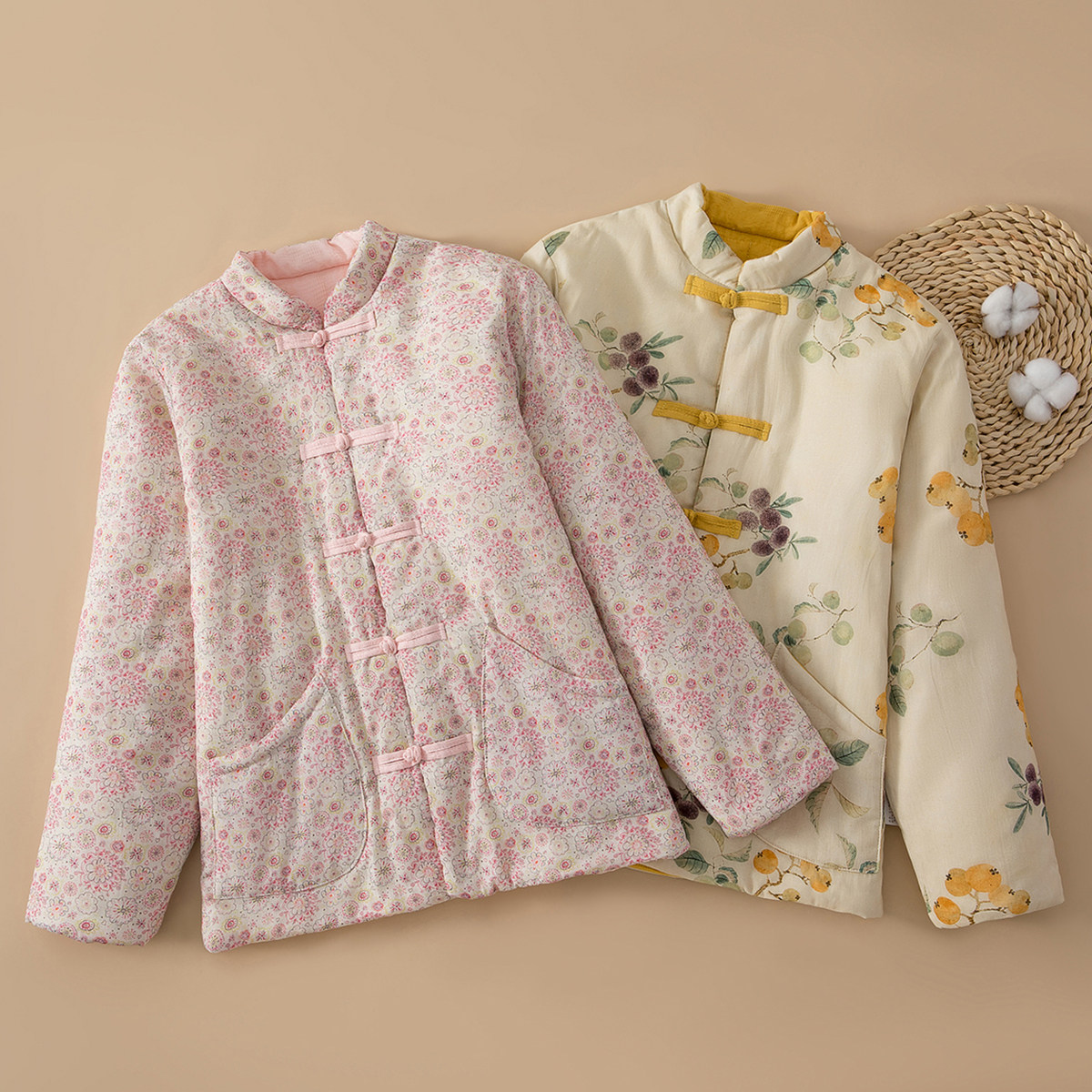 女士纯棉花新款家居贴身小棉袄修身棉衣内胆夹棉保暖内穿棉服冬装