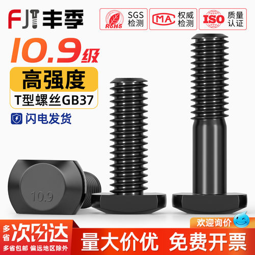 10.9级T型压板螺丝GB37