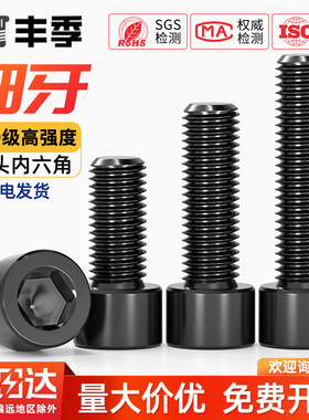 10.9级细牙内六角螺丝MM8*1M10*1.25M12M14M16*1.5M18M20M22M24x2