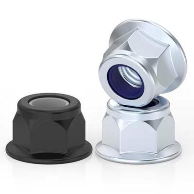 10.9级尼龙自锁紧法兰六角螺母