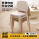 家用户外餐椅现代简约靠背凳子加厚餐桌椅子塑料久坐舒服餐桌椅子