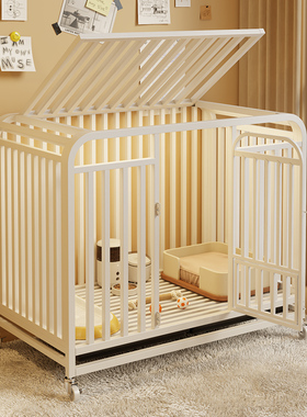 狗笼子室内大中小型犬围栏家用带厕所一体宠物超大自由空间猫狗窝