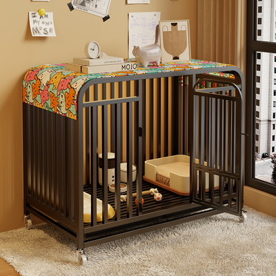 狗笼子大型犬中型犬狗笼带厕所家用室内外金毛拉布拉多笼宠物用品