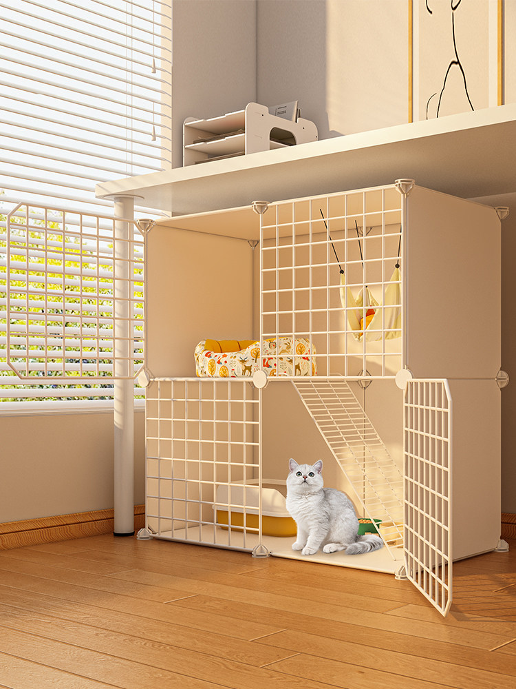 猫笼子家用室内猫窝豪华笼子猫别墅带厕所一体猫屋舍超大自由空间,宠物/宠物食品及用品,猫笼子/猫别墅,淘宝优惠券,粉丝福利购,淘宝优惠卷