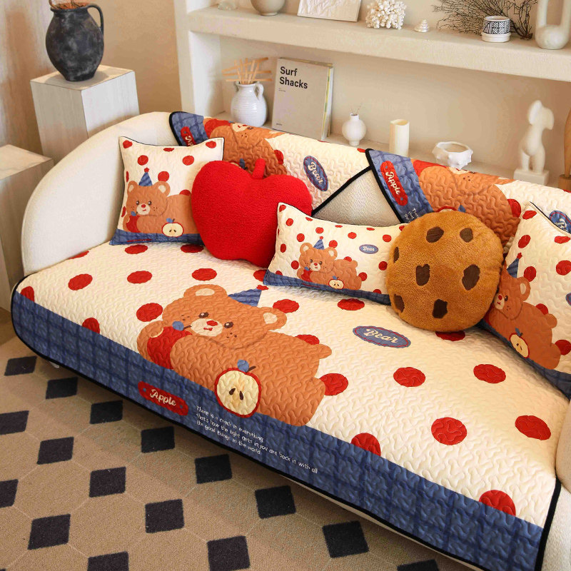 敏顺卡通可爱沙发垫四季通用防滑装饰卡通沙发盖布巾防滑沙发套罩,居家布艺,沙发垫,淘宝优惠券,粉丝福利购,淘宝优惠卷