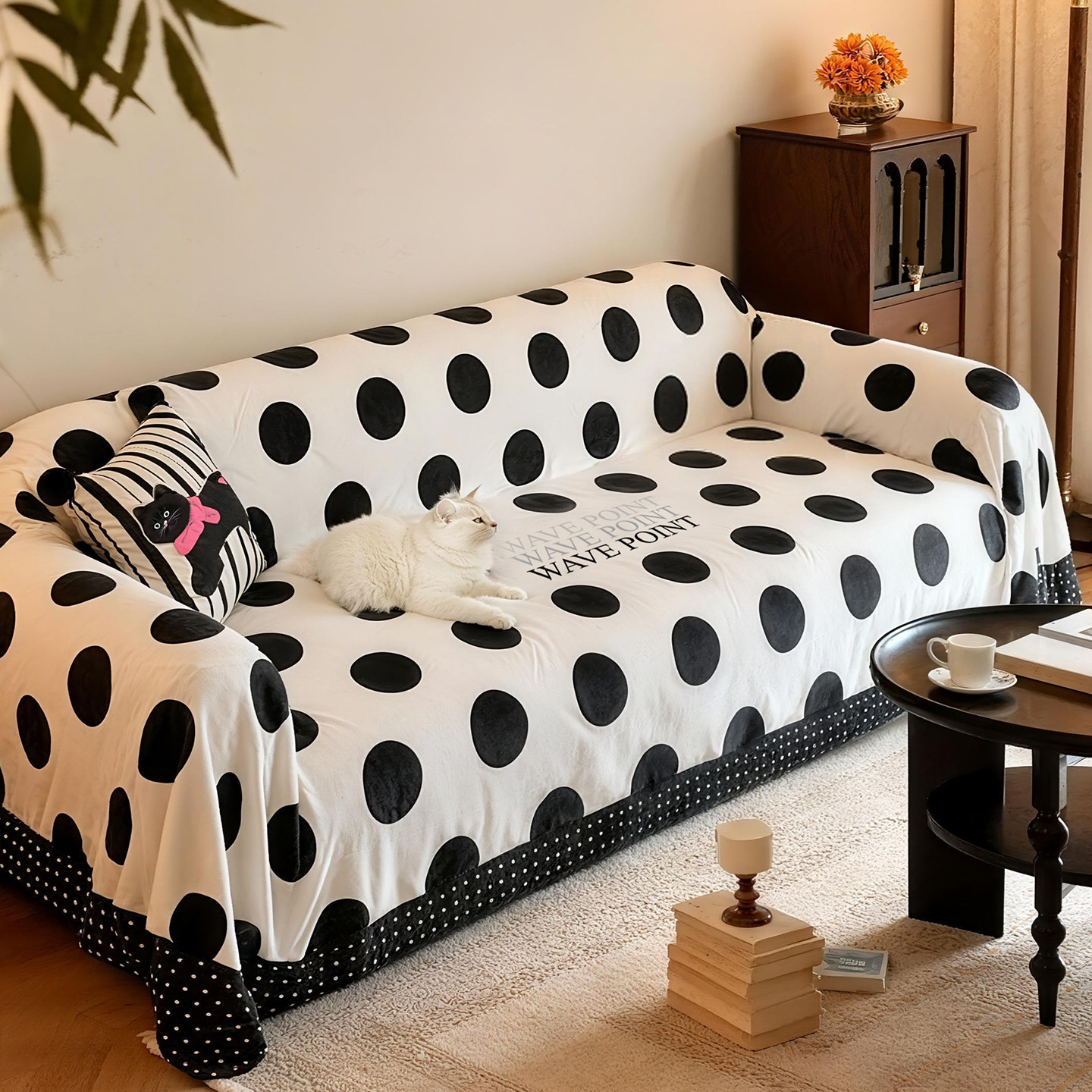 毛绒沙发盖布轻奢高级感现代毯子真皮沙发垫冬加厚防滑新款沙发巾