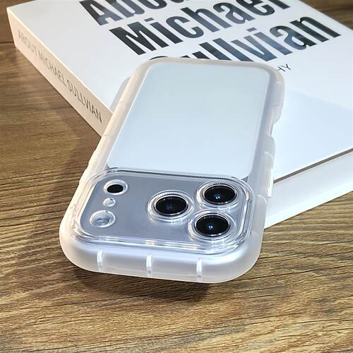 加厚圆边苹果16/17promax手机壳14pro透明防摔iphone11保护套1514简约ins软硅胶plus磨砂防滑边13promax