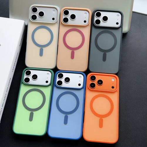防指纹磁吸iPhone壳全包防摔