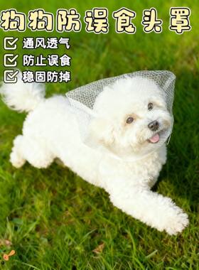 防止狗狗乱吃东西狗狗外出嘴套防舔网套防咬乱吃嘴罩小型口罩神器