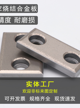 STZ烧结合金板无油自润滑滑板SEZ烧结合金模具导板米标盘起耐磨板