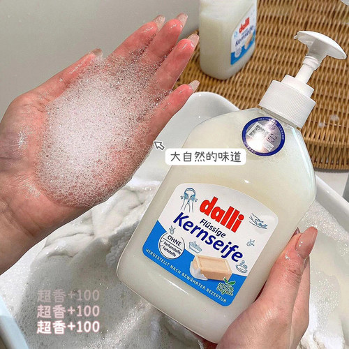 德国dalli液体皂肥皂液洗衣洗手