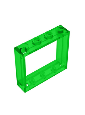 [高砖积木]小颗粒1x4x3窗框GDS-780兼容60594 散件零配件益智