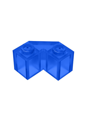 [高砖积木]小颗粒2x2斜角多面砖GDS-610兼容87620 通用积木散件