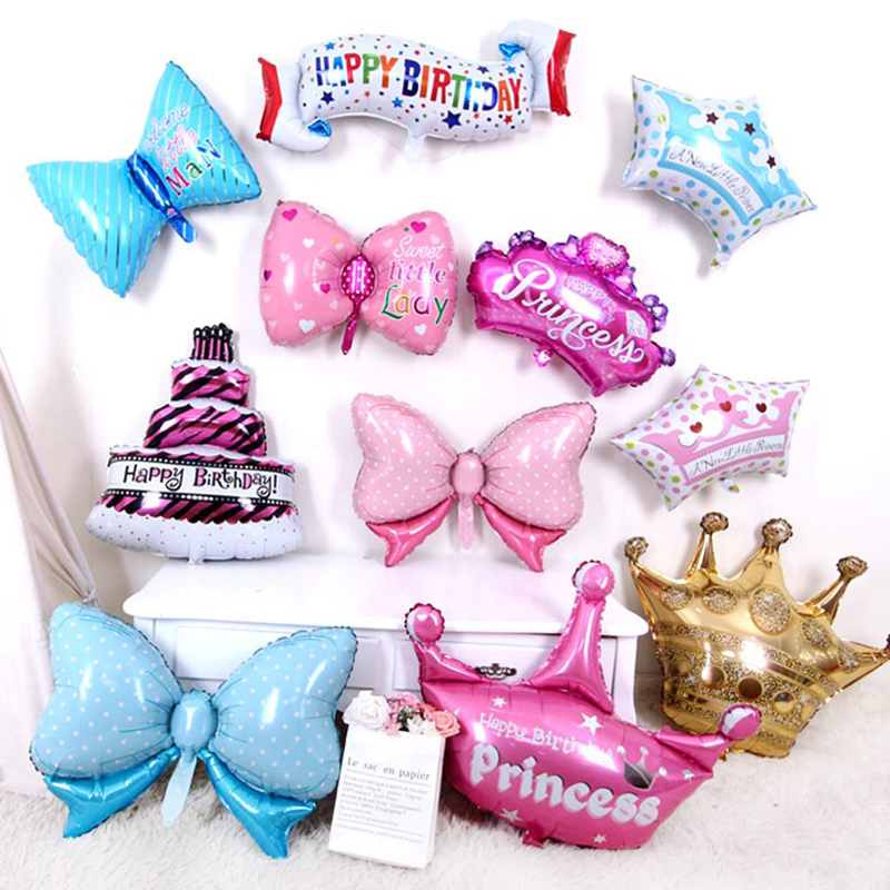 宝宝周岁铝膜气球生日布置