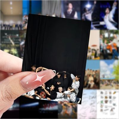 126张seventeen男团壁纸贴画明星ins高颜值贴画行李箱装饰贴纸