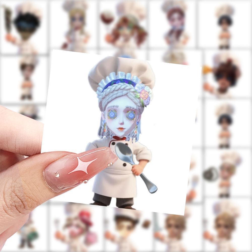 爆款第五人格厨师表情包创意贴纸装饰手机水杯行李箱防水diy贴画