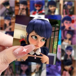 175张瓢虫雷迪马丽娜头像贴纸少女装饰贴画手机笔记本防水diy贴画