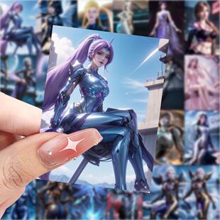 爆款吞噬星空动漫周边贴纸卡通帅气高颜值罗峰贴画手账贴画diy