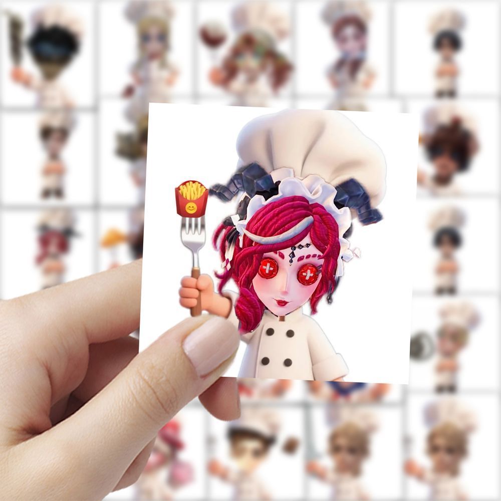 177张第五人格厨师表情包贴纸卡通搞笑趣味周边手机手账装饰贴画