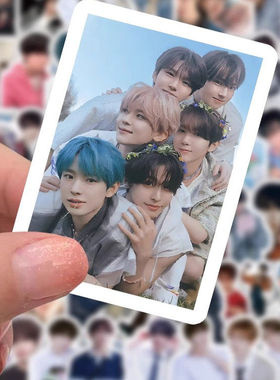 韩国Nct wish男团贴纸 SION RYO YUSHI RIKU明星周边装饰防水贴画