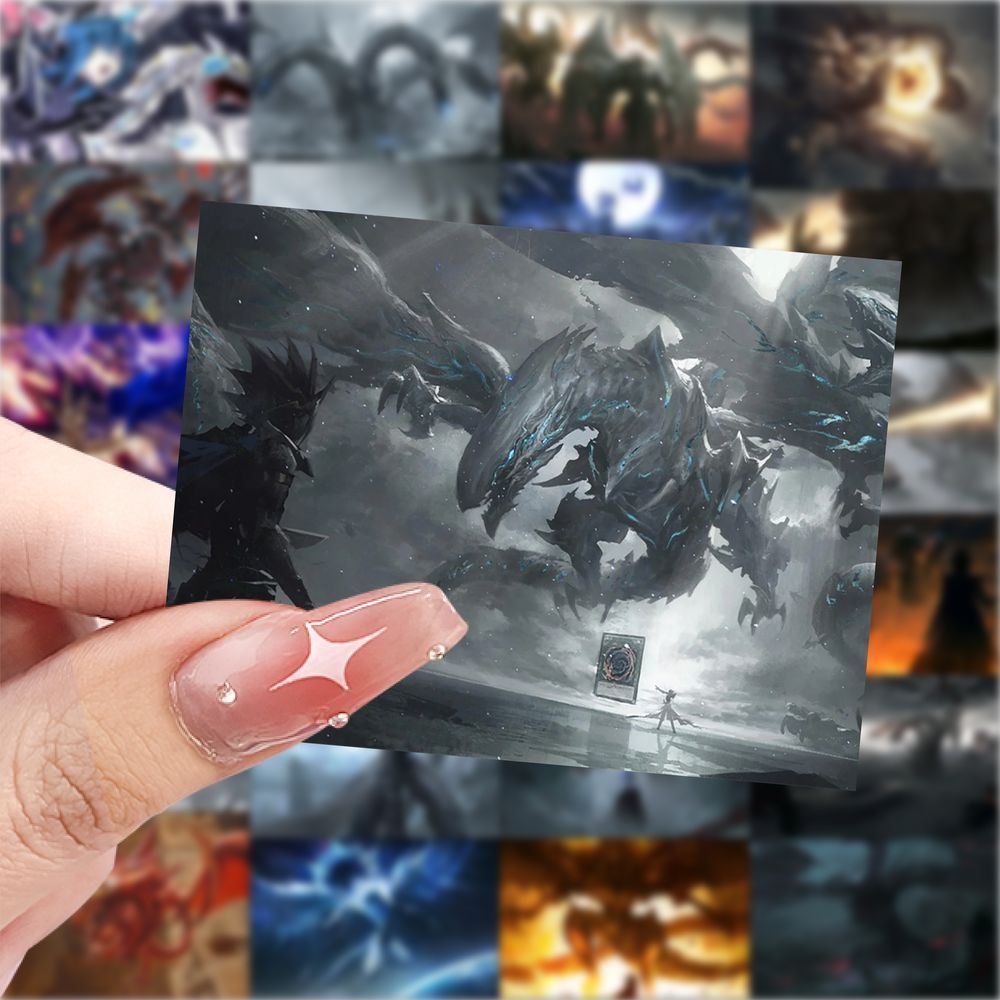 爆款游戏王贴纸动漫二次元装饰手机行李箱手账笔记本diy防水贴画