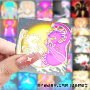 爆款潮流艺术贴纸创意小众贴画装饰手机水杯行李箱diy防水贴画