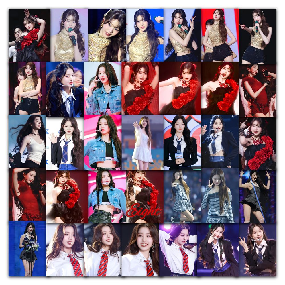 126张张元英贴纸韩国歌手明星演唱会ins高清照片装饰水杯防水贴画